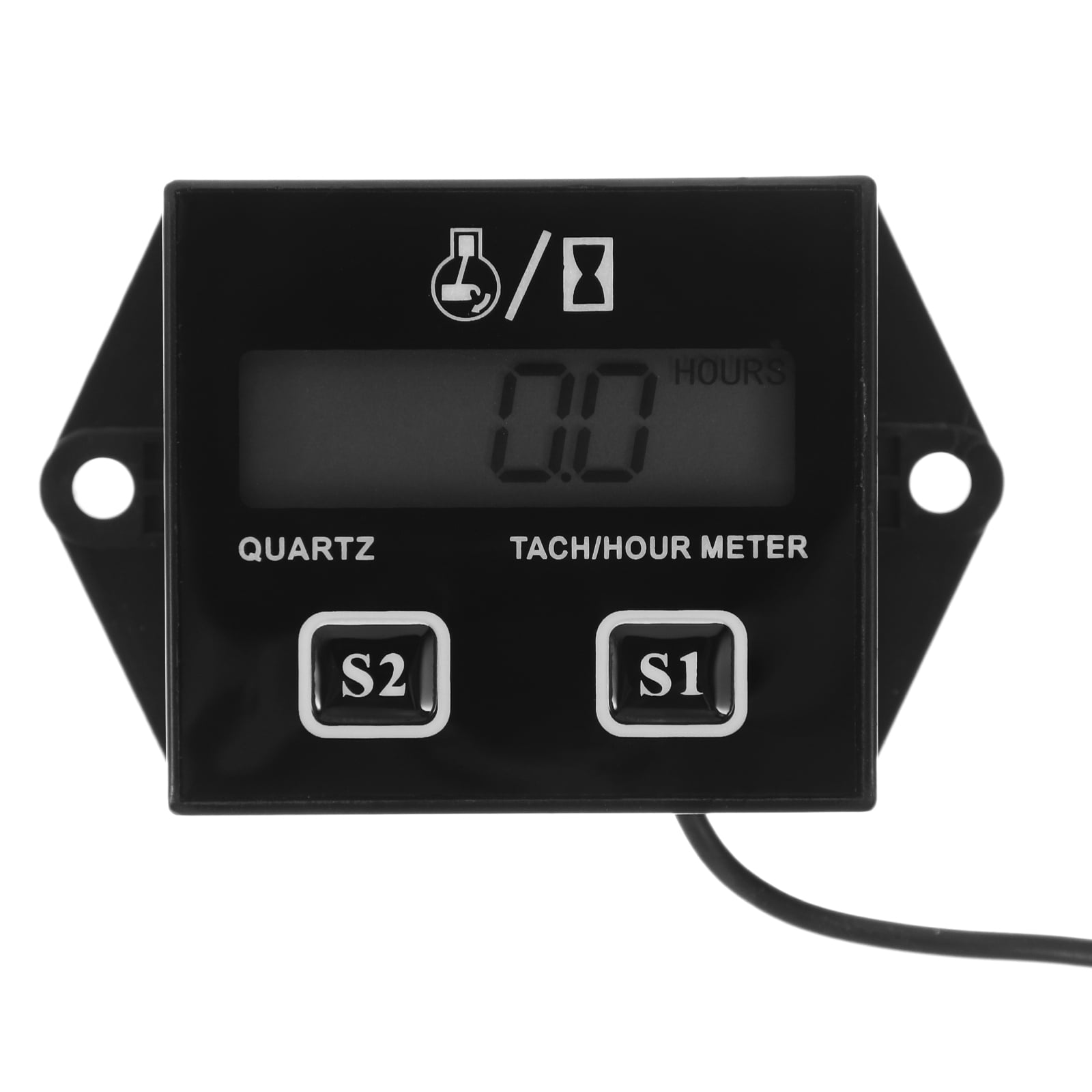 1 Set Small Engine Tachometer Digital Speedometer Lawn Mower Tachometer
