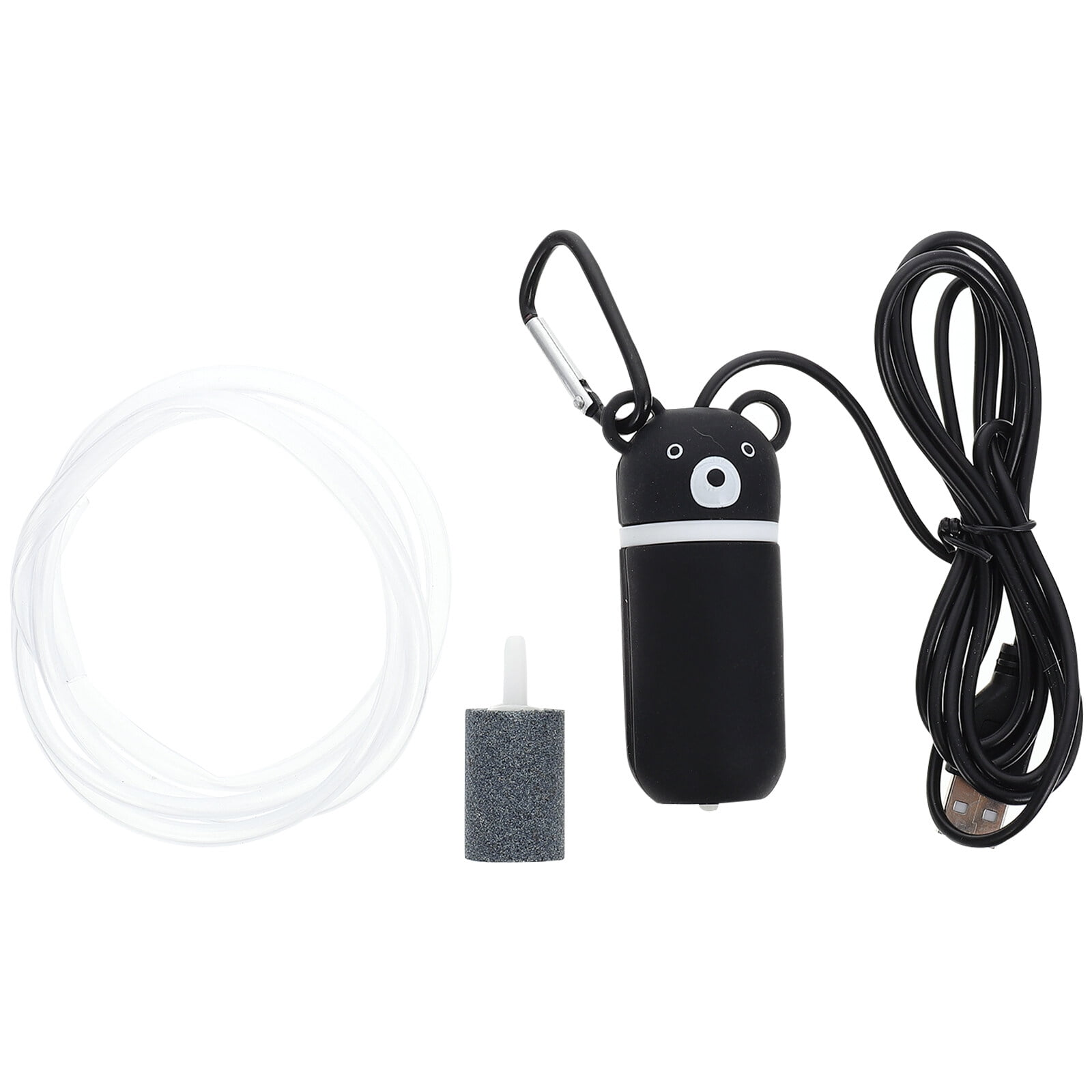 1 Set Small Oxygen Aerator USB Charging Aquarium Pump Fish Tank Aeration Pump