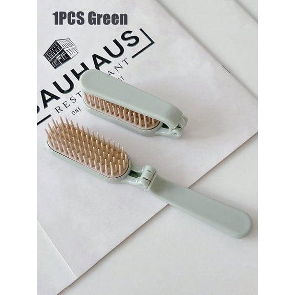 1 Set Small Portable Foldable Comb, Anti-Static Wide-Tooth Comb,