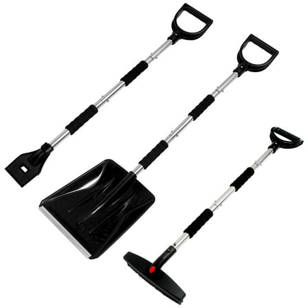 1 Set Winter Car with Detachable Snow Brush Shovel and Scraper