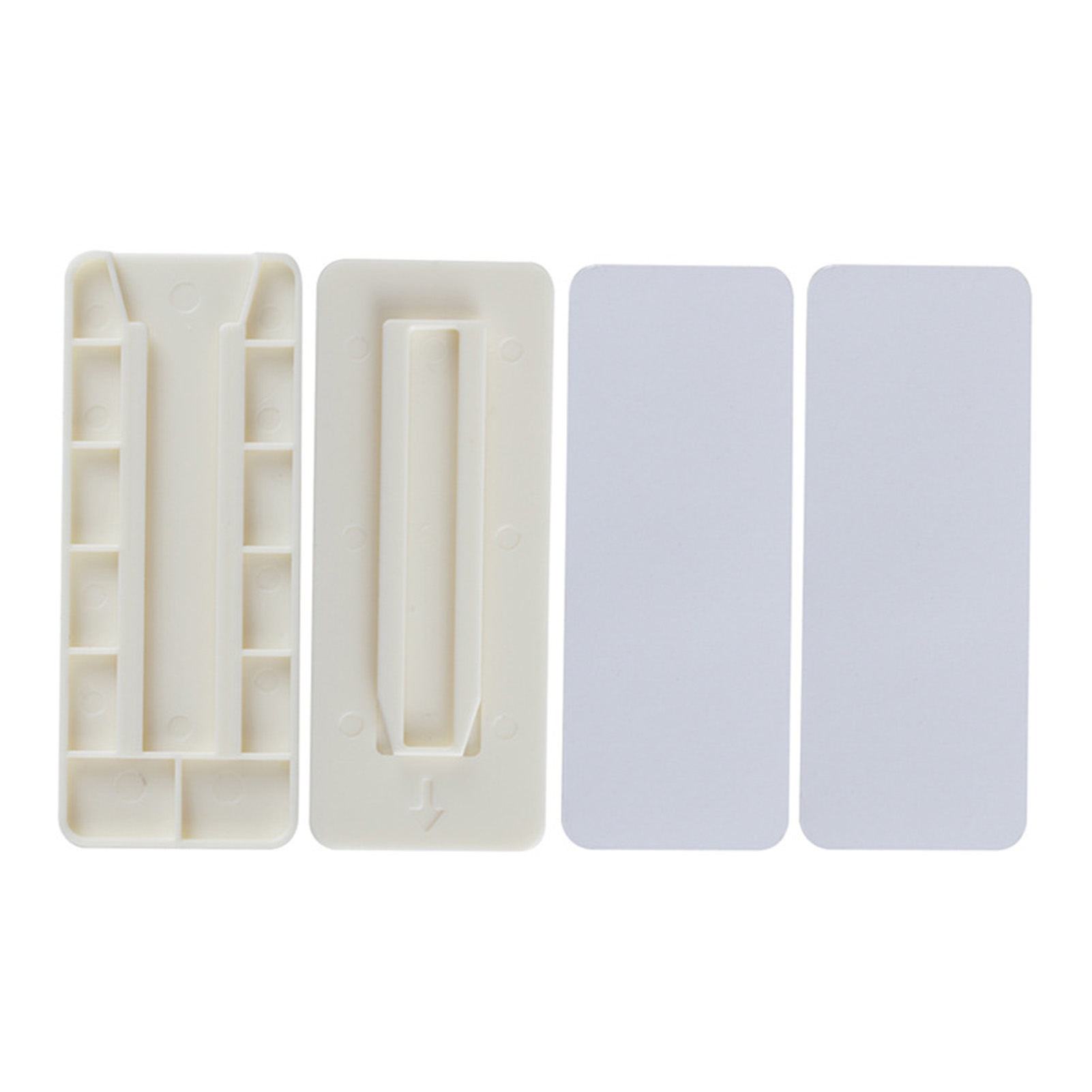 1 Set Socket Holder Wall Mounted Socket Organizer Strong Adhesive Punch
