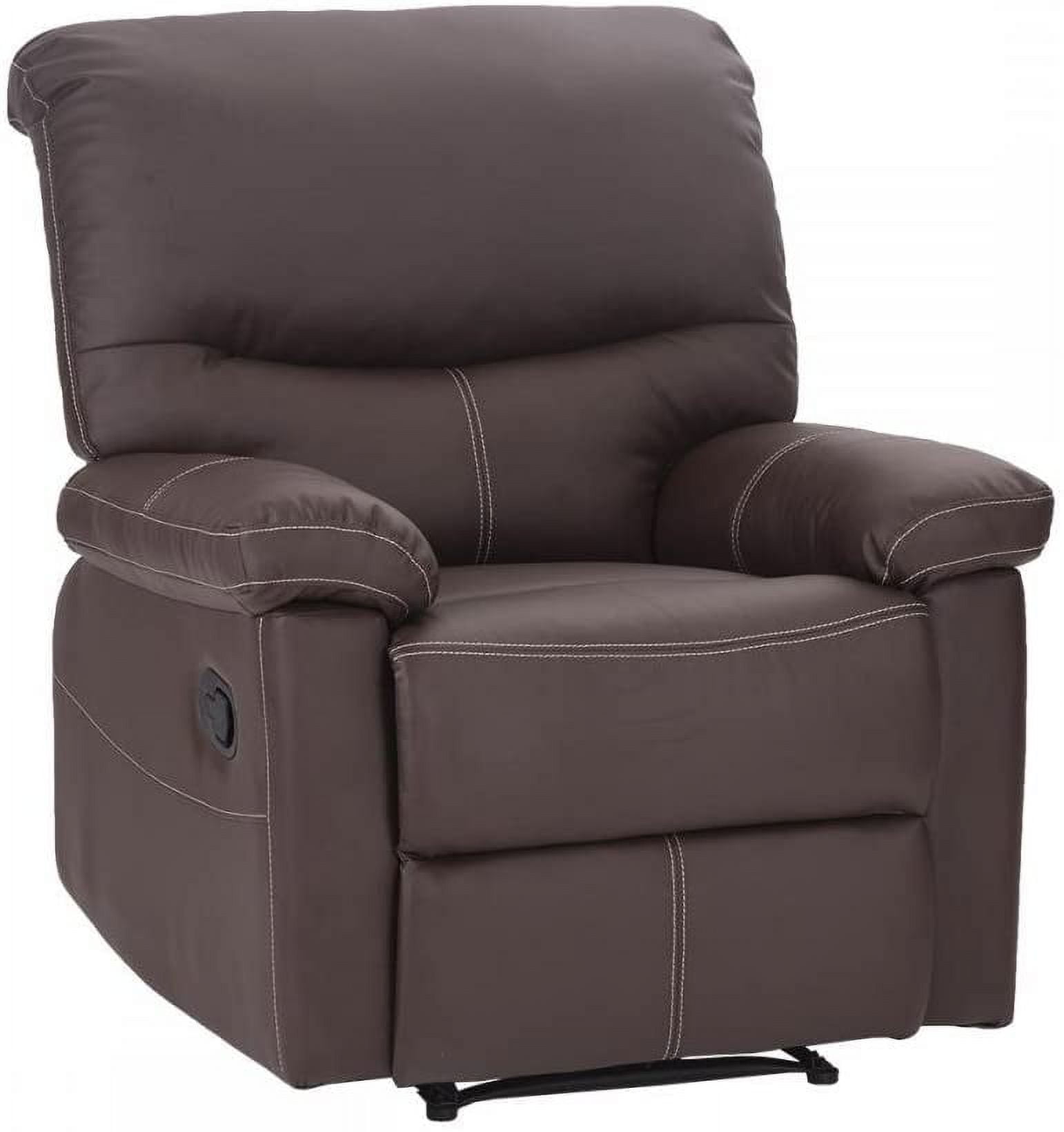 Brown Leather Sofa Set with Recliner, Loveseat, and Algeria Ubuy