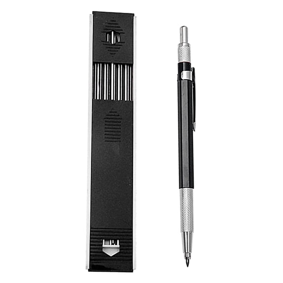 1 Set Solderer Pencil Ergonomic Automatic Metal Smooth Drawing Carpenter Pencil for Engineer