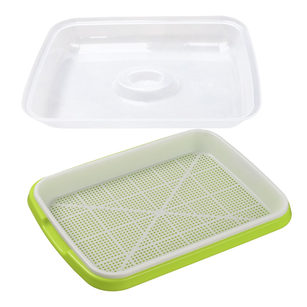 1 Set Sprouting Set SoilFree Sprouter Tray with Lid Hydroponics