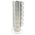 thumbnail image 1 of 1 Set Stackable Stainless Steel Coffee Cups, Premiuetal Cups Tea Mug with -, 1 of 10