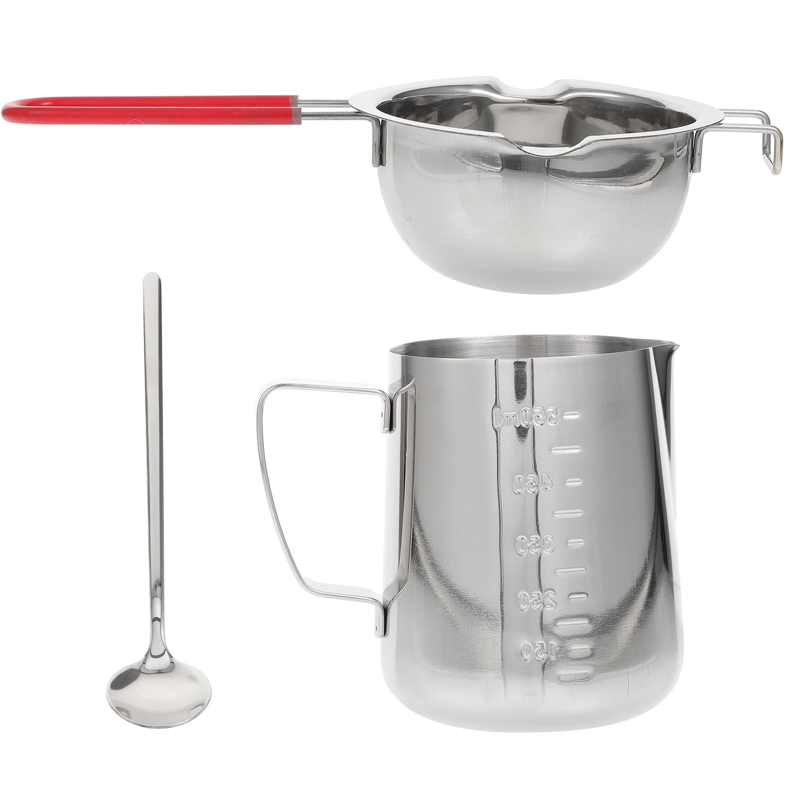 1 Set Stainless Steel Cheese Melting Pot Simple Butter Melting Bowl Candle Melting Pot