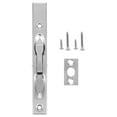 thumbnail image 1 of 1 Set Stainless Steel Door Flush Bolt Latch Security Door Lock Door Latches Flush Bolt For Sliding Doors French Doors Doors Silver, 1 of 7
