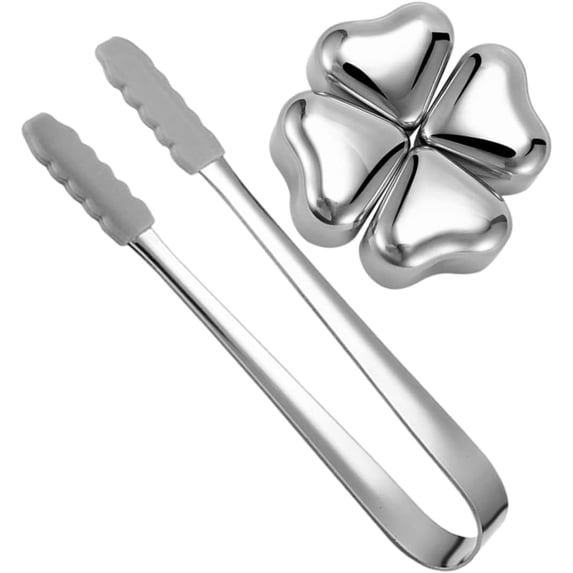 1 Set Stainless Steel Ice Pellets Men Kit Stainless Steel Ice Cube Realtor Gifts for Men Reusable Ice Cubes for Drinks Metal Cube for Ice Reusable Ice Packs Ice Wine Set Man
