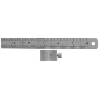 Mini Framing Ruler Measuring Layout Tool Stainless Steel Square Right Angle  Ruler Precision for Building Framing Gauges Ruler,50x100x1.2mm 