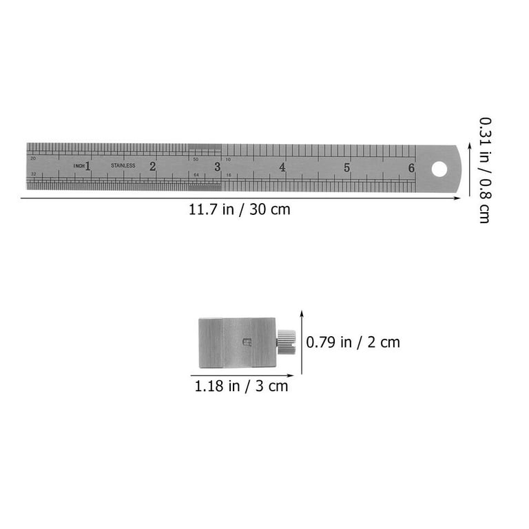 0.31 inches on a clearance ruler