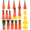 1 Set Stainless Steel Tip Silicone Caulking Nozzle Universal Finishing