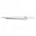 1 Set Stainless Steel Welding Taper Feeler Gauge Rulers Hole Inspection Tool 10mm