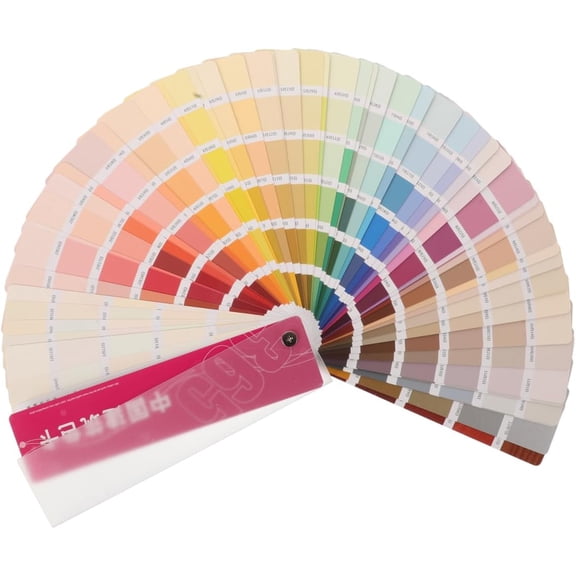 1 Set Standard Paint Sample Cards, 365 Colors Walls Chips Samples Architecture Contrast Sheets Color Ct for Painting Projects