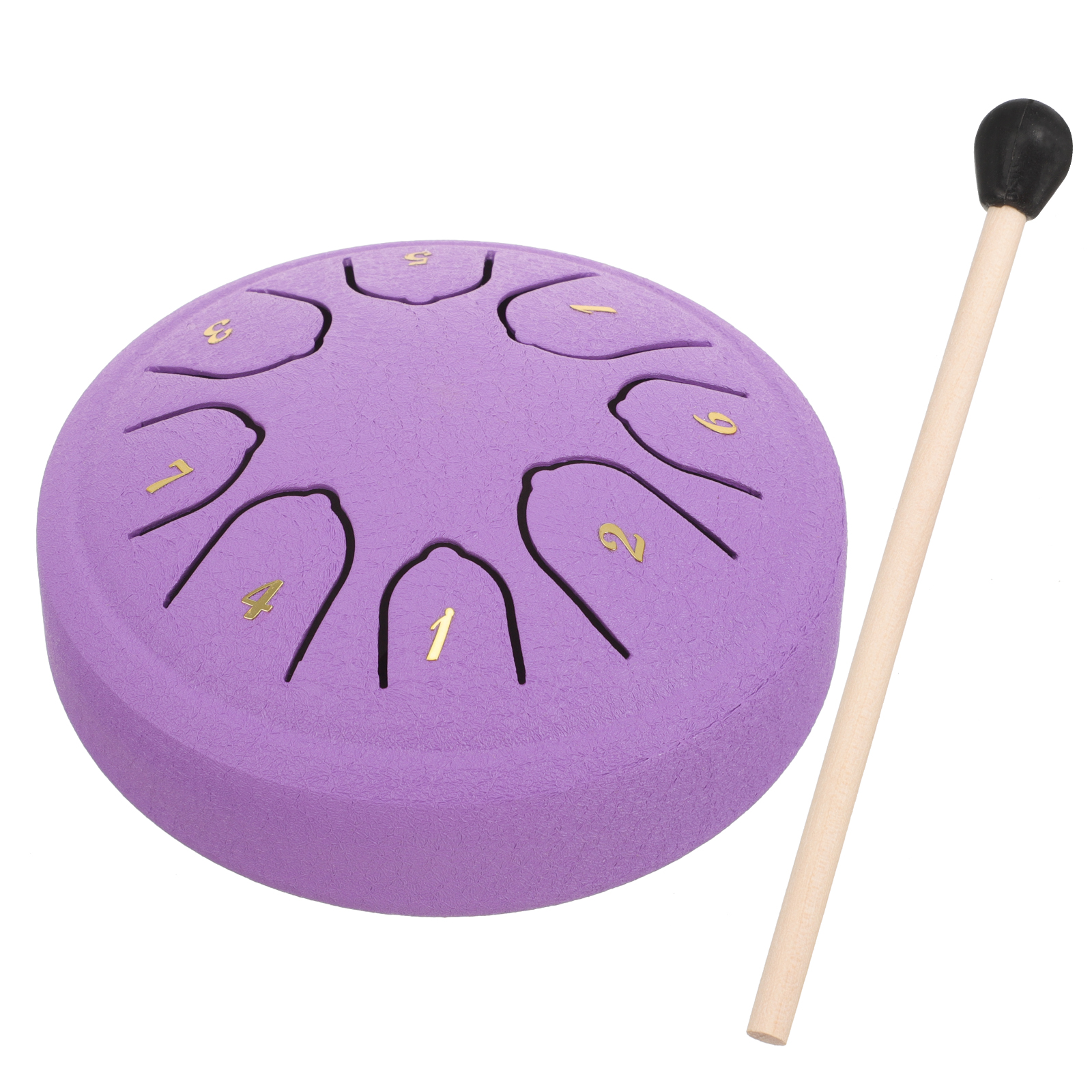 1 Set Steel Tongue Drum with Mallet Hand Drum Meditation Drum