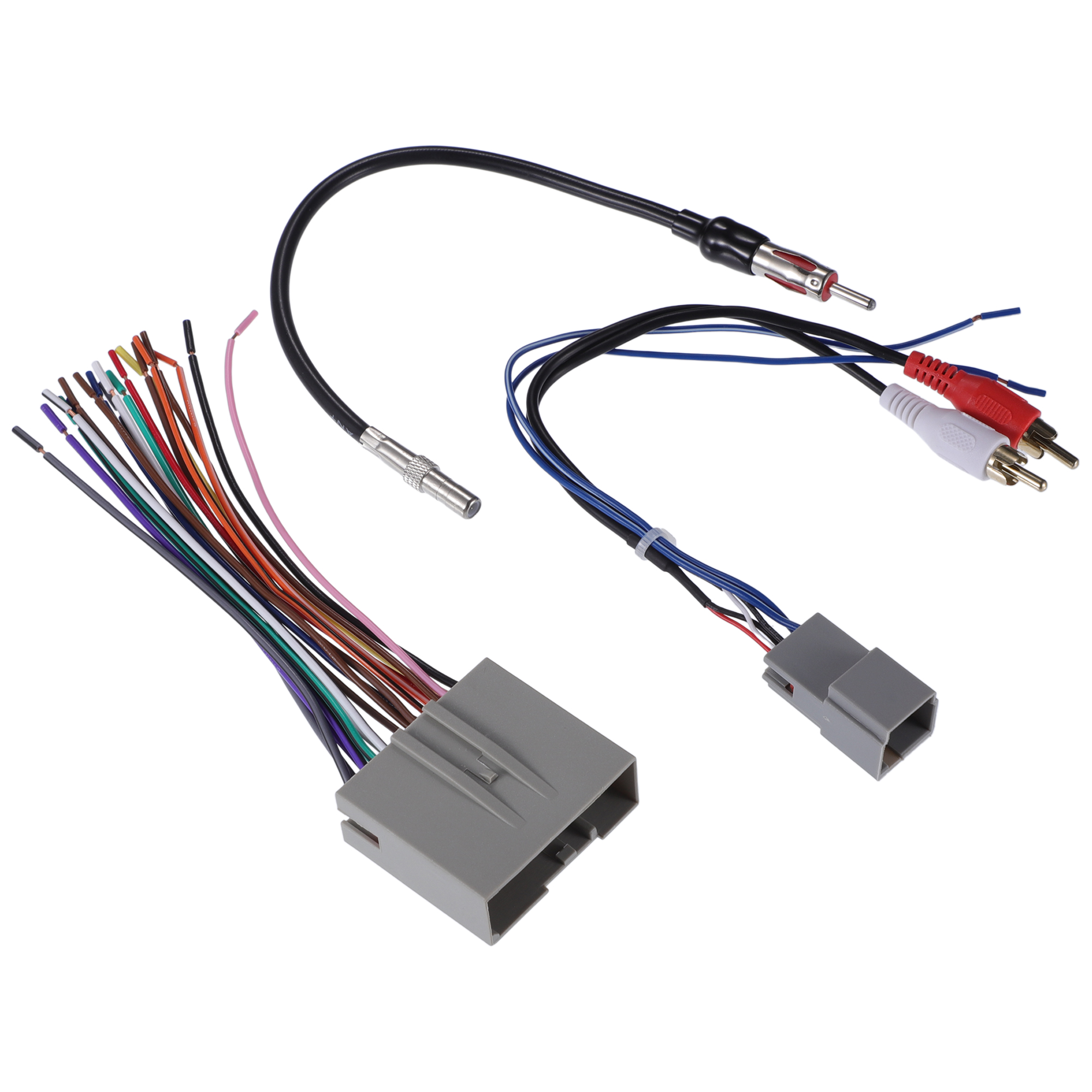 1 Set Stereo CD Player Radio Wiring Harness with RCA Adapter Plug 25 ...
