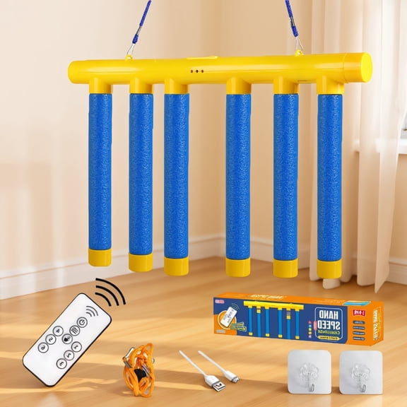 1 Set Sticks Catching Game with Remote Control, 3 Adjustable Speed Levels, English Voice, EVA Foam Hand Eye Coordination