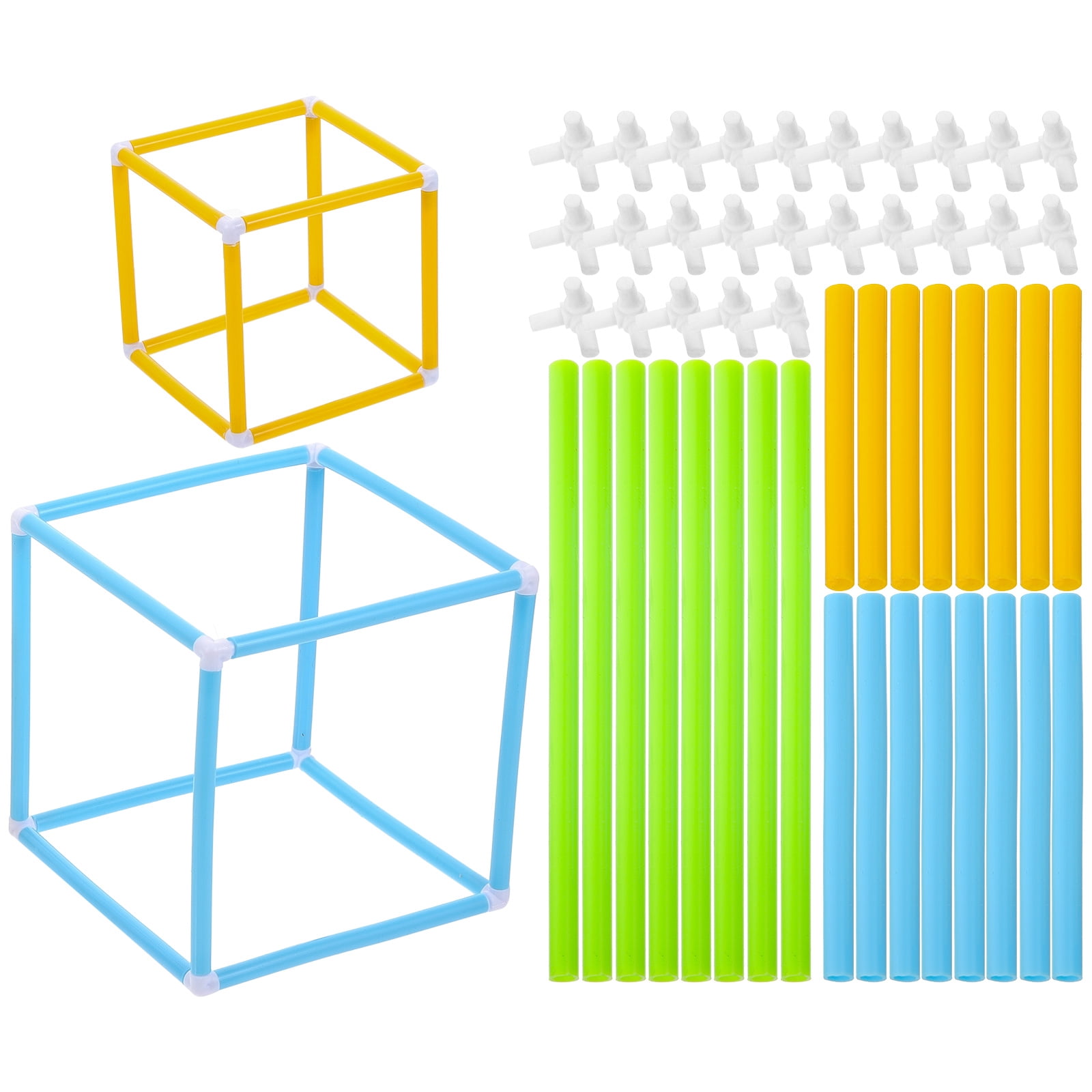 1 Set Straw Construction Building Blocks Toys Kids Engineering Educational Toys