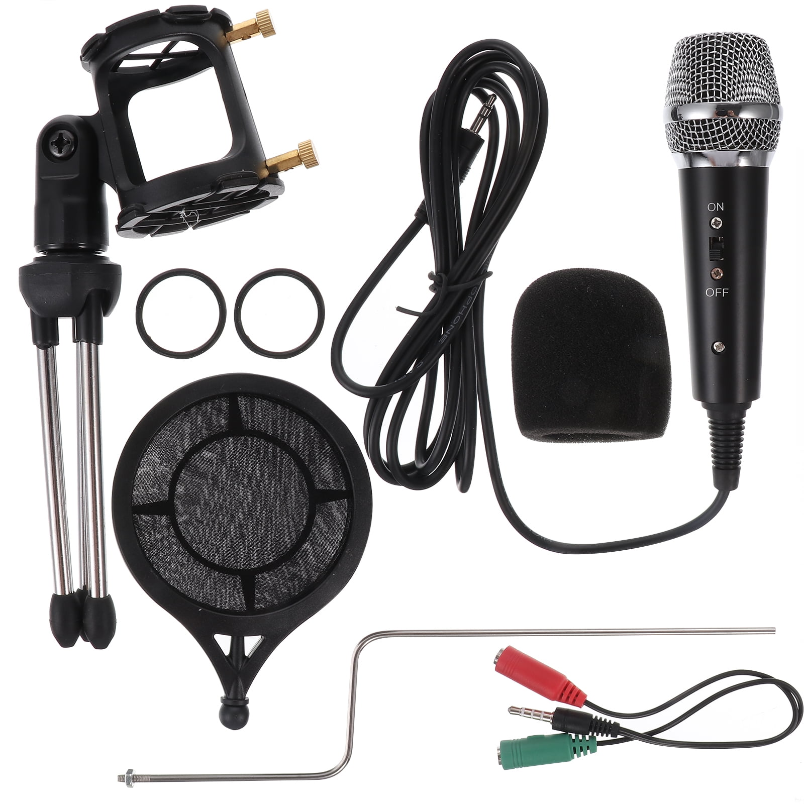 1 Set Studio Recording Microphone Broadcast Microphone for Live