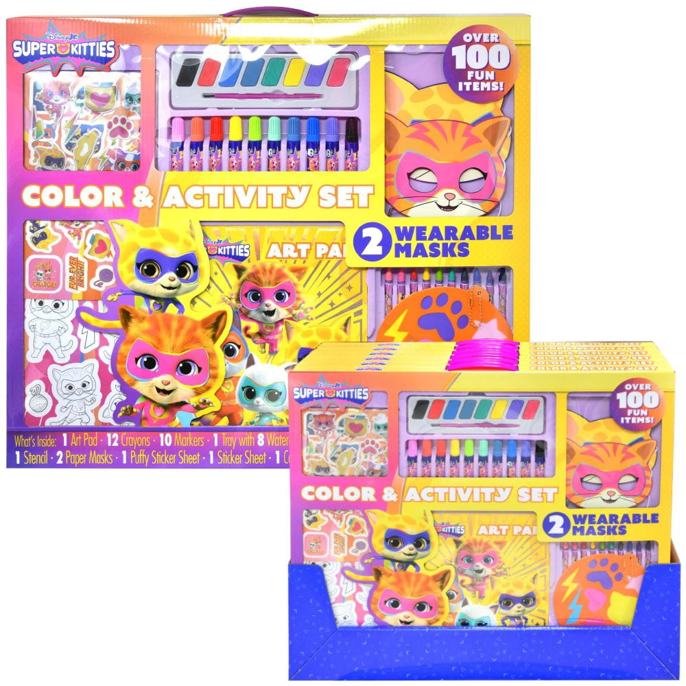 1 Set Super Kitties Color & Activity Set