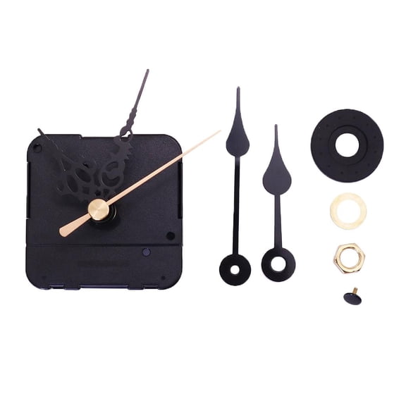1 Set Sweep DIY Wall Clock Movement DIY Replacement with 4 Long Hands