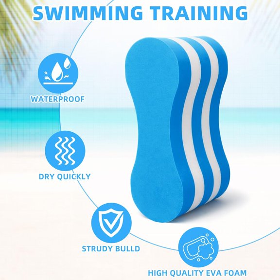 1 Set Swimming Pool Training Kit Swim Paddles Pull Buoy and A-Type Kickboard with Nose Clip Ear Plugs for Pool Training Aids for Swimmers & Beginners Stroke Technique$$