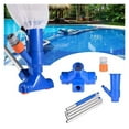 thumbnail image 1 of 1 Set Swimming Pool Vacuum Cleaner Floating Objects Cleaning Tools Vac Suction Head Pool Fountain Vacuum Brush Cleaner ,Great Suction Power, 1 of 6