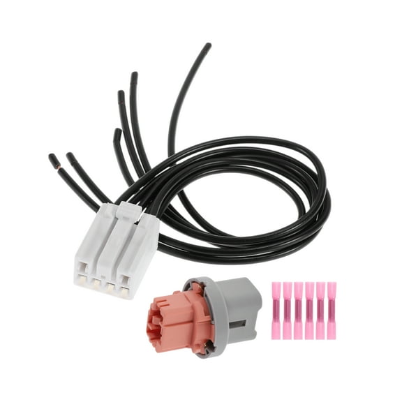 1 Set Tail Light Socket Wiring for Toyota 4Runner 2003-2009 No.9007560018 Lamp Bulb Pigtail Connector Harness with Pre-Wired Plug Heat Shrink Tubing