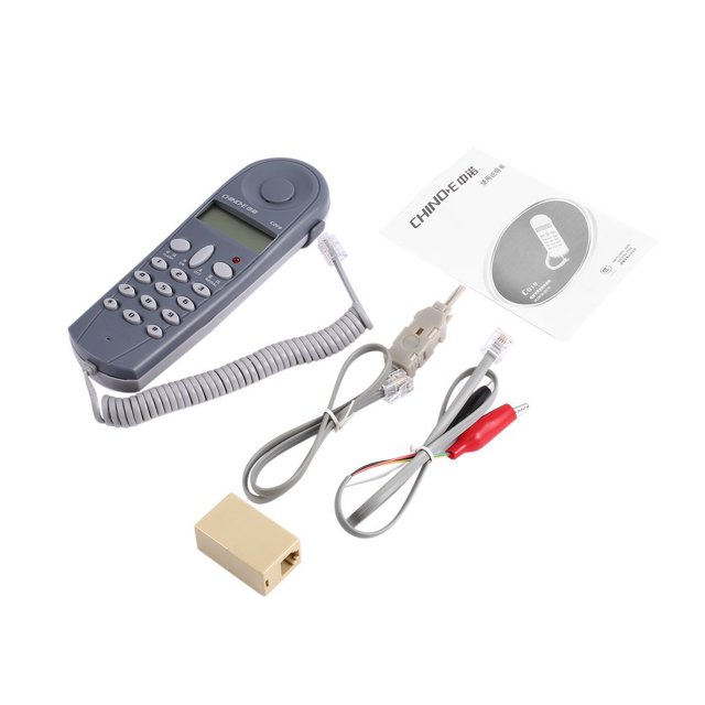 1 Set Telephone Phone Butt Test Tester Lineman Tool Network Cable Set