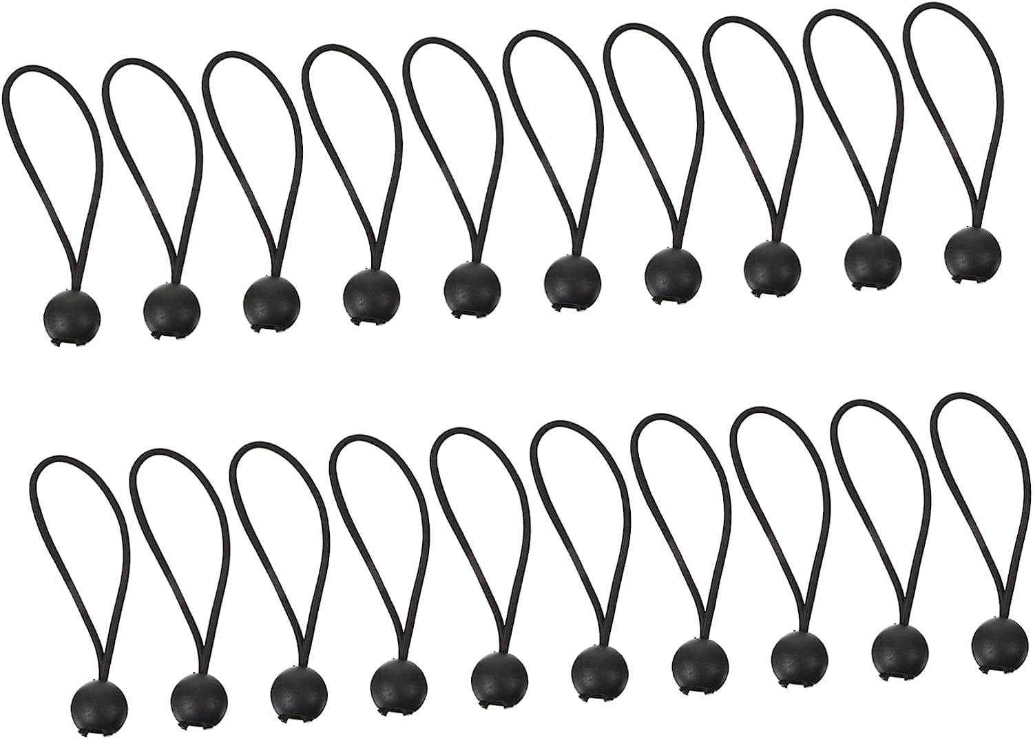 1 Set Tent Bungee Cord Tents for Camping Tent for Camping Black Tarp Elastic Belt Black Bungee