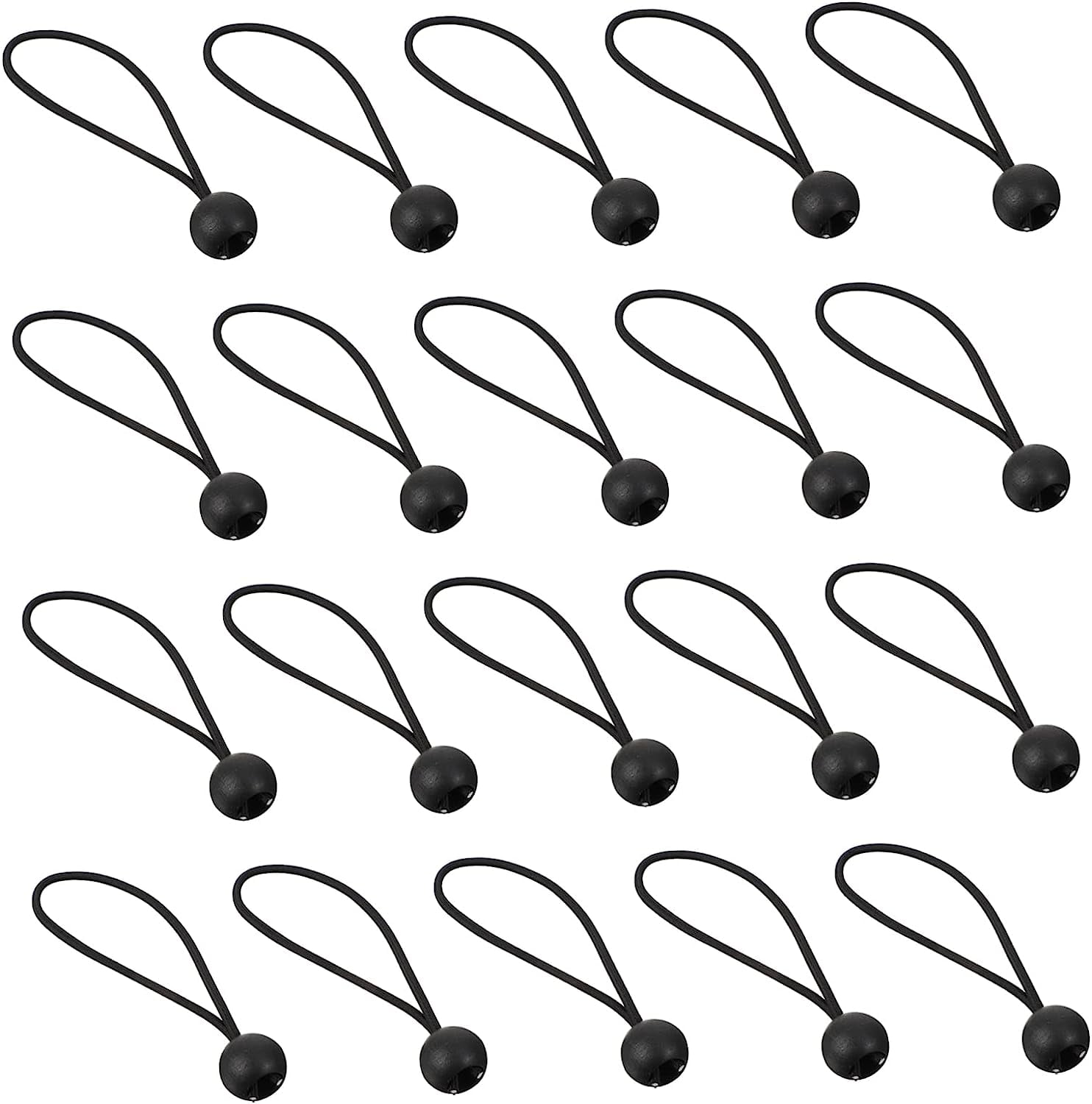 1 Set Tent Bungee Cord Tent Tents for Camping Tent for Camping Canopy Shelter Cords Black