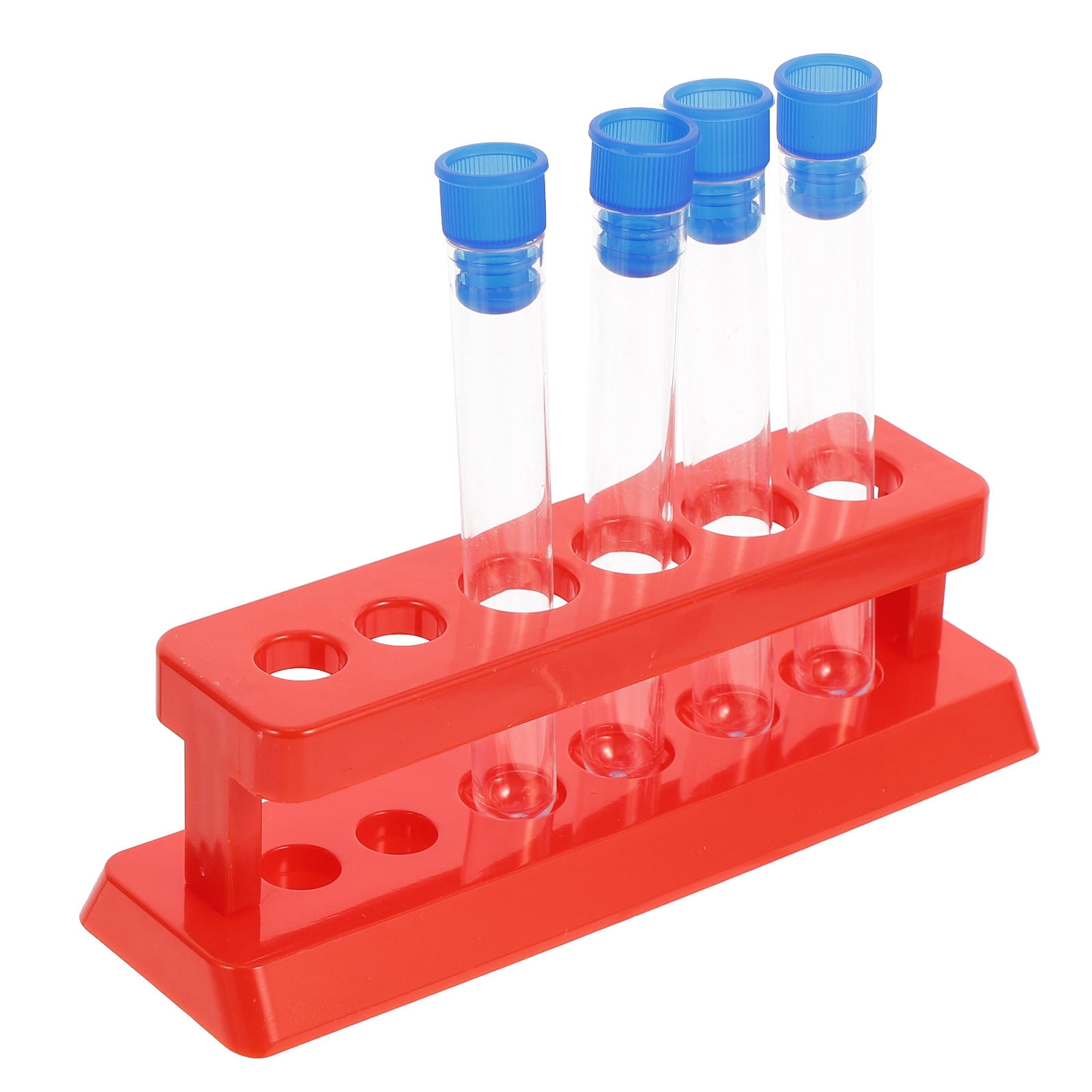 1 Set Test Tubes with Rack for Classroom Experiment Storage - Walmart.com