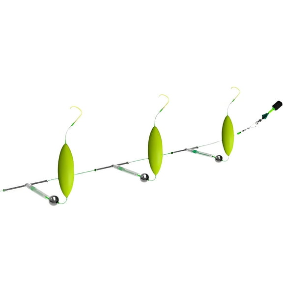1 Set Three Reverse Hooks Fishing Rig Smooth Casting Anti-Tangle Snag Resistant Split Hook Rig Freshwater Saltwater Jigging Fishing Accessories
