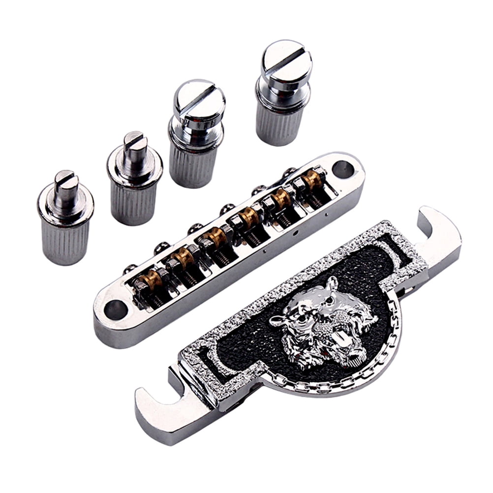1 Set Tiger Head Roller Saddle Locking Bridge Electric Guitar Tremolo