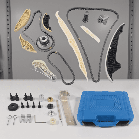 1-Set Timing Chain & Tool Kit Replacement for Audi VW 1.8 2.0 TSI 2014-2020 Fits Jetta GTI Passat A4 A6 06K109467K