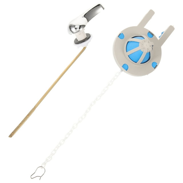 1 Set Toilet Flapper Replacement Kit Toilet Handle Tank Flush Lever