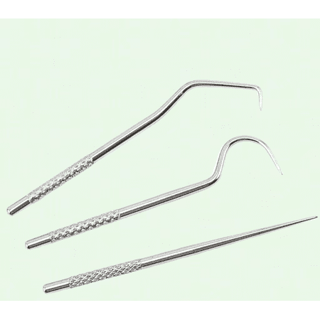 1 Set Toothpick Set Metal Steel Cleaning Tooth Flossing Portable Toothpick Teeth Tube Storage Cleaner with Floss