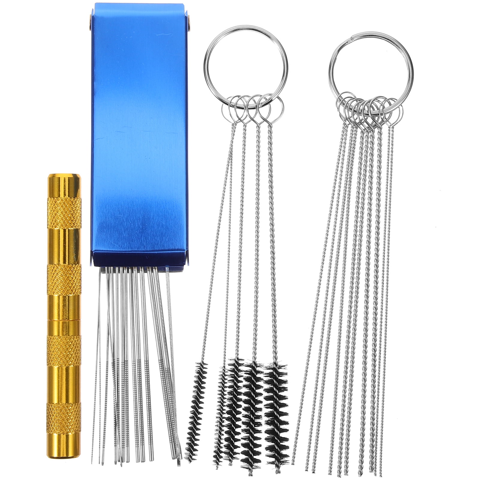 1 Set Torch Tip Cleaner Set Carburetor Cleaning Needles Welding Torch
