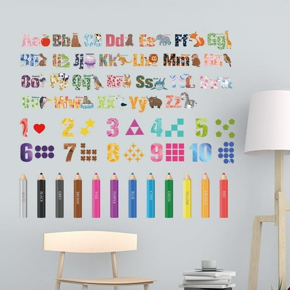 1 Set Translucent PVC Self Adhesive Wall Stickers Waterproof Building Decals for Home Living Room Bedroom Letter 960x300mm 2 sheets/set