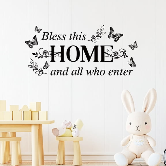 1 Set Translucent PVC Self Adhesive Wall Stickers Waterproof Building Decals for Home Living Room Bedroom Word 960x300+600x300mm 2 sheet/set