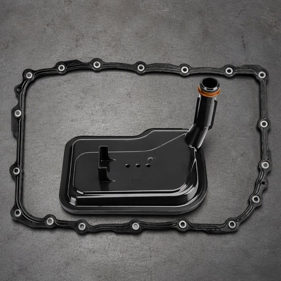 1 Set Transmission Filter with Oil Pan Gasket, Replacement for 6L80 6L90 Transmissions, Fits Select Chevy Trucks and SUVs