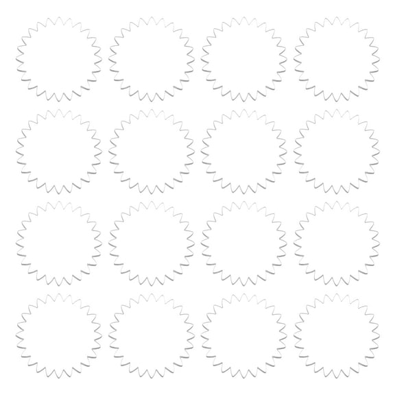 1 Set Transparent Acrylic Clear Blank Badge Flat Round 49.5x3mm 30pcs/set for DIY