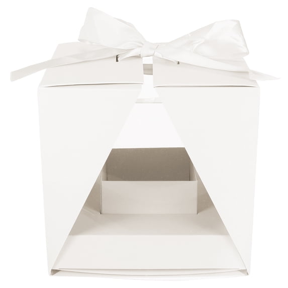 Empty Roses Carton 1 Set Transparent Empty Gift Box DIY Rose Flower Ribbon Packing Box for ...