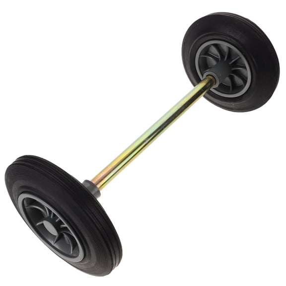 1 Set Trash Can Replacement Casters Garbage Can Wheel Iron Multi Outdoor Use