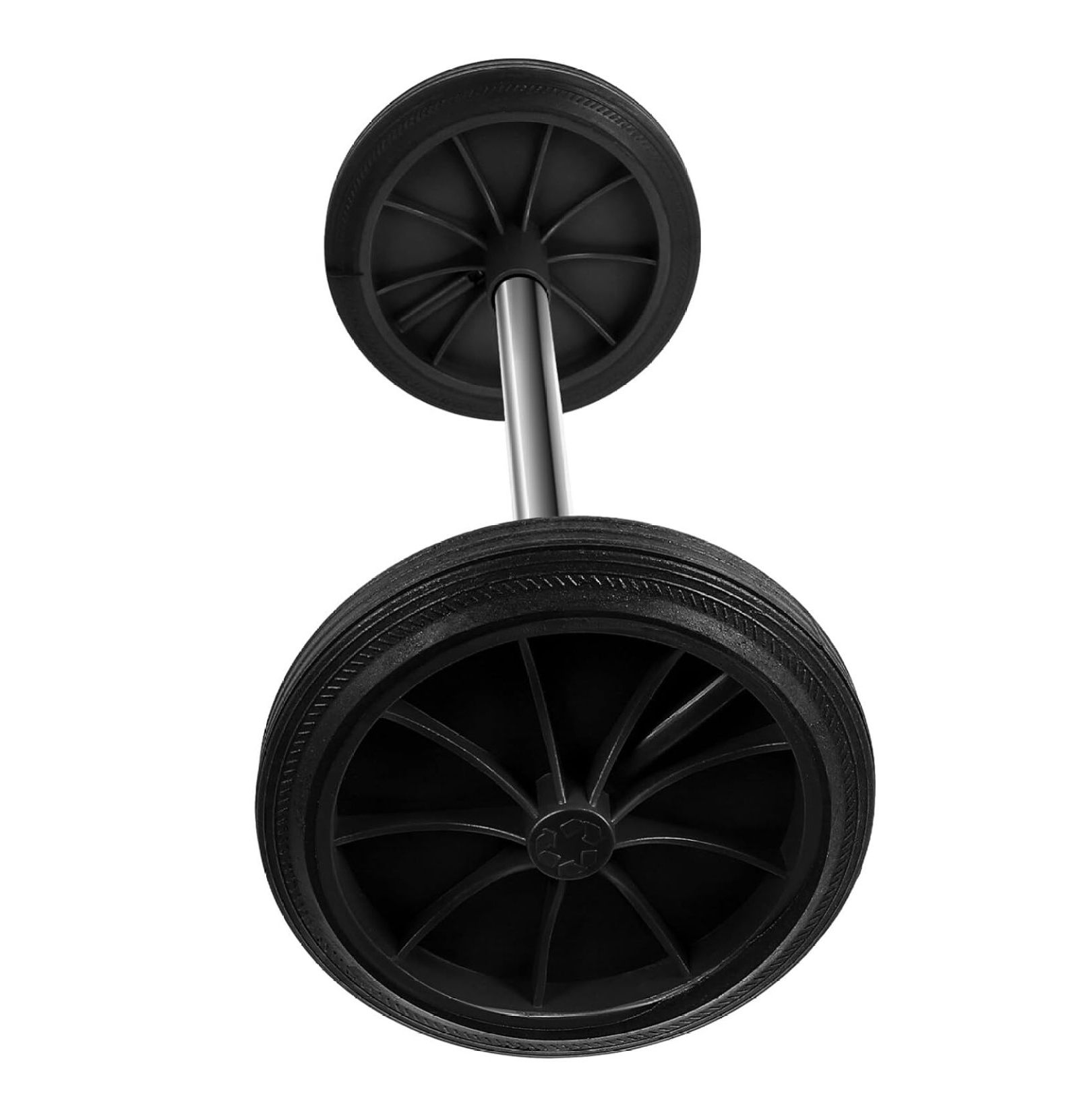 1 Set Trash Garbage Bin Wheels Replacement Can Replacement Wheel