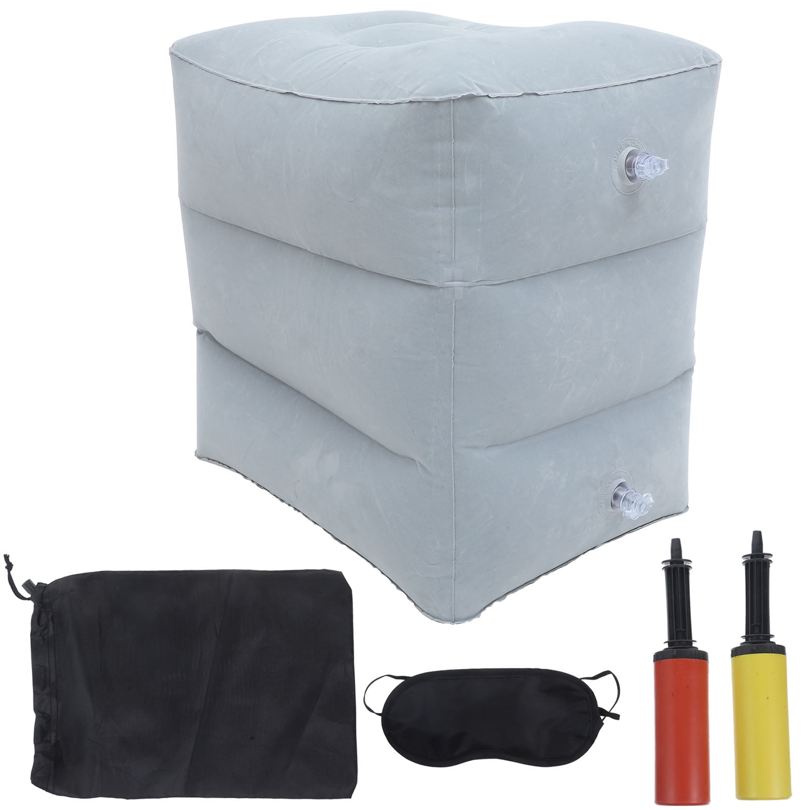 1 Set Travel Foot Rest Airplane Travel Essentials Inflatable Car Seat