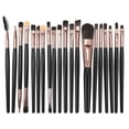 thumbnail image 1 of 1 Set Travel Makeup Brush Set Eyeshadow Brush Contour Concealer Blusher Brush Faux Fiber Black, 1 of 6