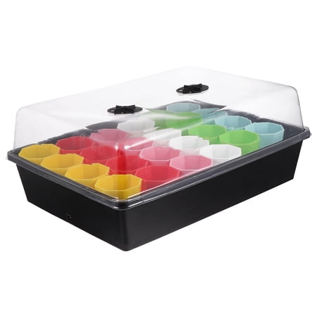 1 Set Trays Starter Pots Tray Kit Garden Propagation Set