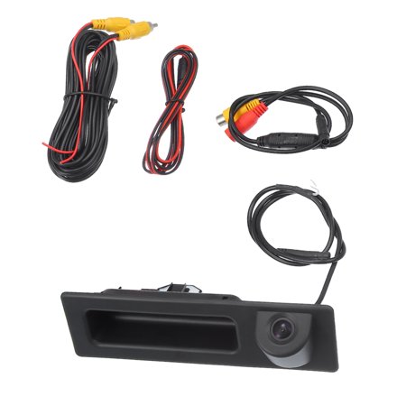 1 Set Trunk Handle Rear View Reverse Backup Camera for BMW 1 Series 2011-2019 NO.51247463163 Black