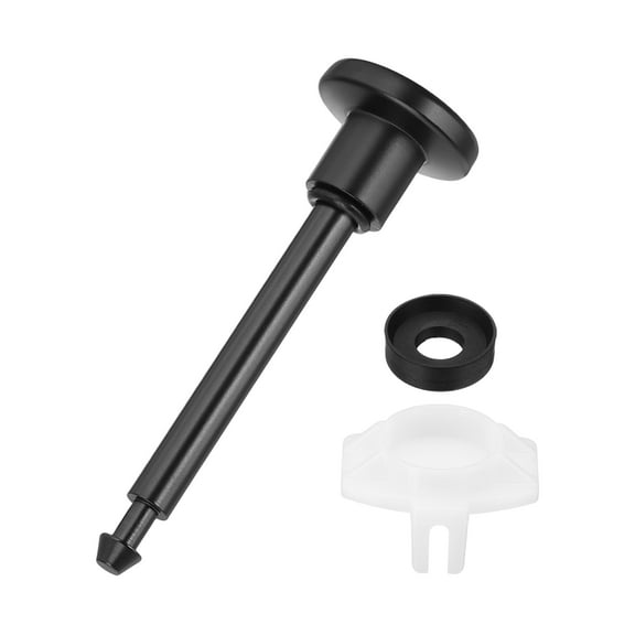 1 Set Tub Spout Diverter Repair Kit, Bathtub Leaky Faucet Repair Replacement Parts Includes 1 x Valve Stems, 1 x Cup Seals and 1 x Gate (Black)
