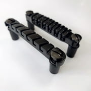 1 Set Tune-O-Matic Electric Guitar Bridge And Tailpiece Gold Black Chrome